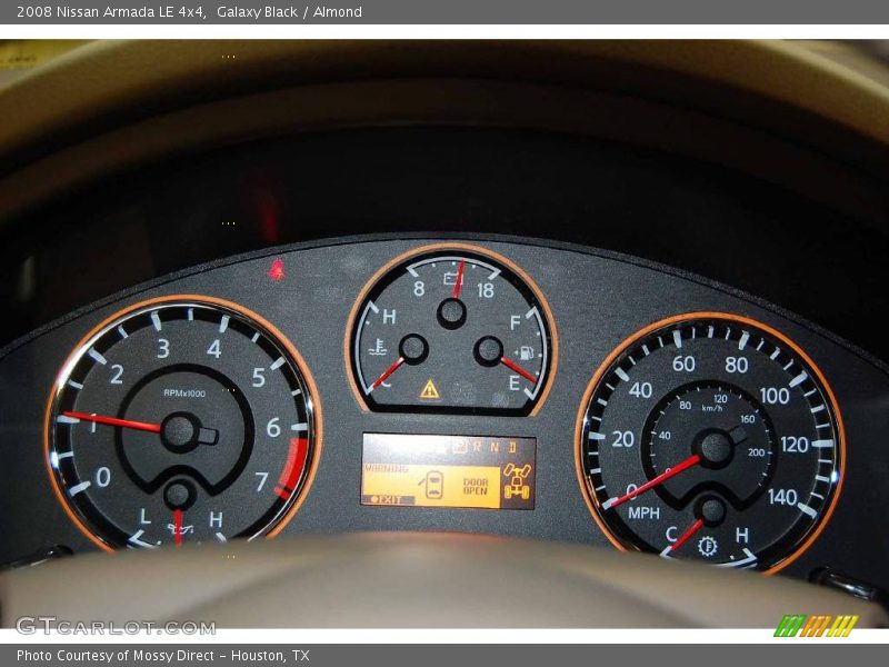 Galaxy Black / Almond 2008 Nissan Armada LE 4x4