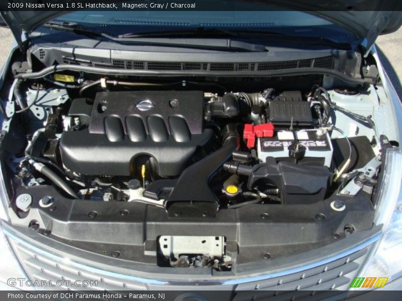 Magnetic Gray / Charcoal 2009 Nissan Versa 1.8 SL Hatchback