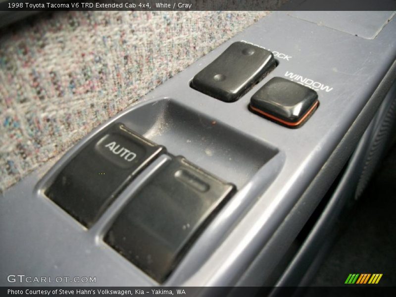 White / Gray 1998 Toyota Tacoma V6 TRD Extended Cab 4x4