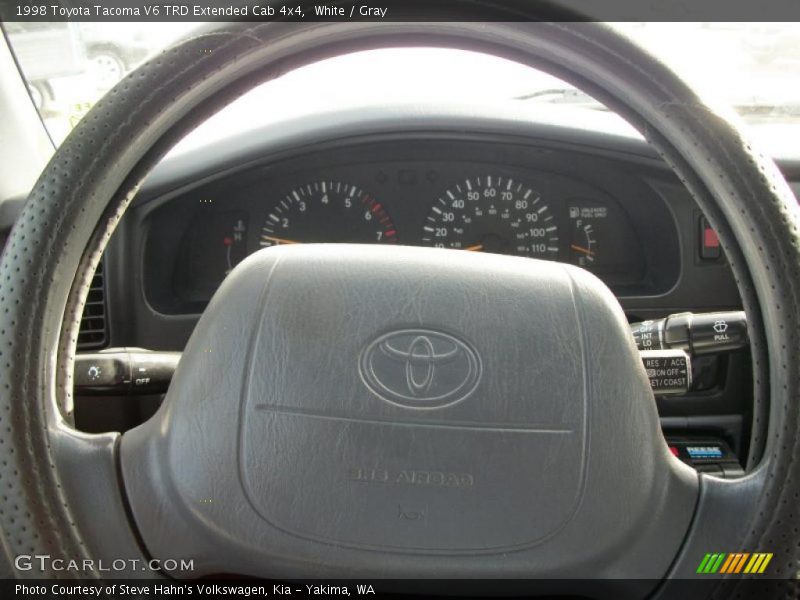 White / Gray 1998 Toyota Tacoma V6 TRD Extended Cab 4x4