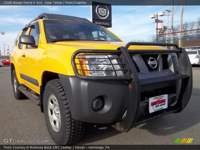 Solar Yellow / Steel/Graphite 2008 Nissan Xterra X 4x4
