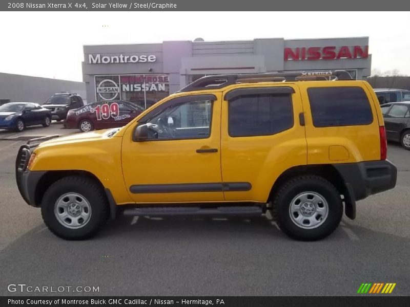 Solar Yellow / Steel/Graphite 2008 Nissan Xterra X 4x4