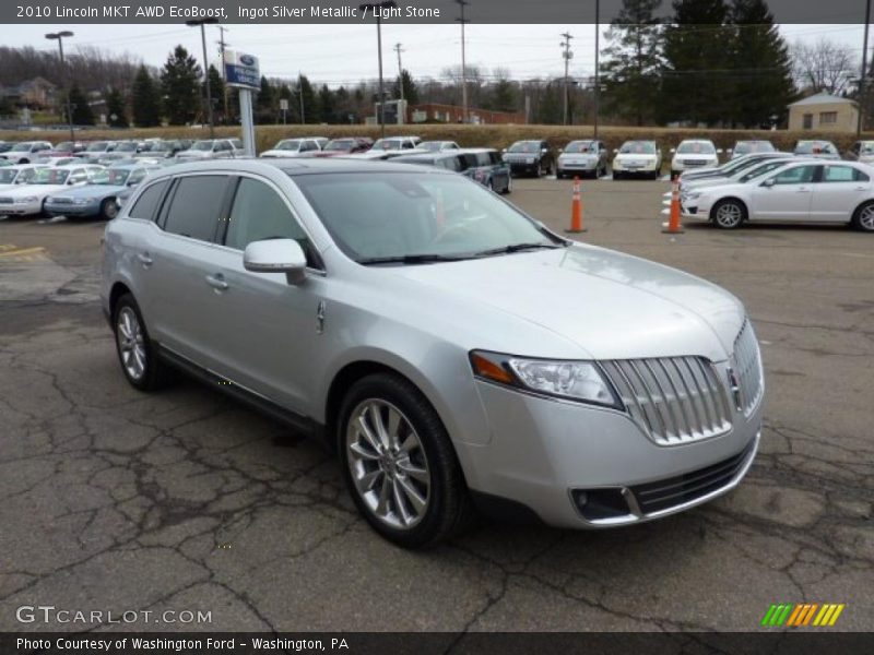 Ingot Silver Metallic / Light Stone 2010 Lincoln MKT AWD EcoBoost