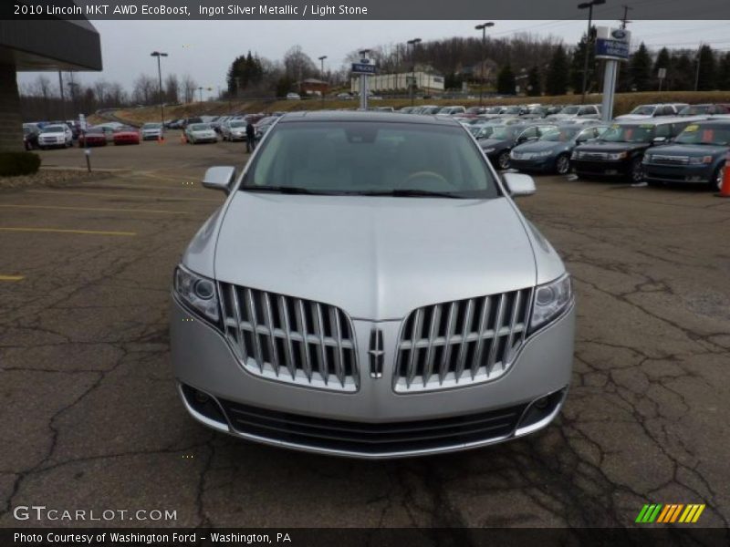 Ingot Silver Metallic / Light Stone 2010 Lincoln MKT AWD EcoBoost