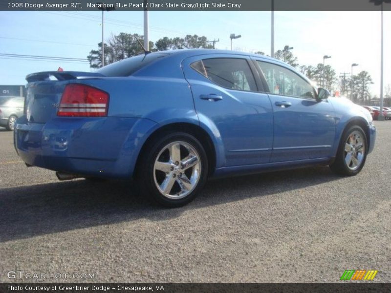 Marathon Blue Pearl / Dark Slate Gray/Light Slate Gray 2008 Dodge Avenger R/T
