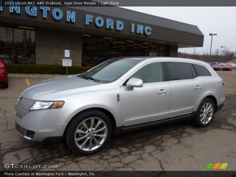 Ingot Silver Metallic / Light Stone 2010 Lincoln MKT AWD EcoBoost