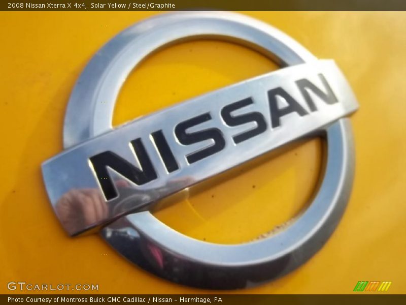Solar Yellow / Steel/Graphite 2008 Nissan Xterra X 4x4