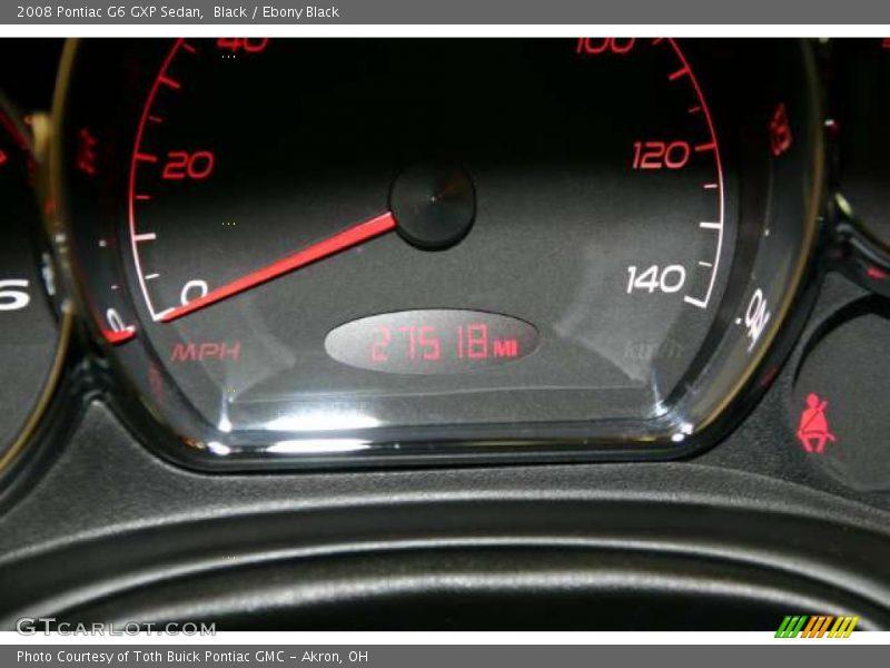 Black / Ebony Black 2008 Pontiac G6 GXP Sedan