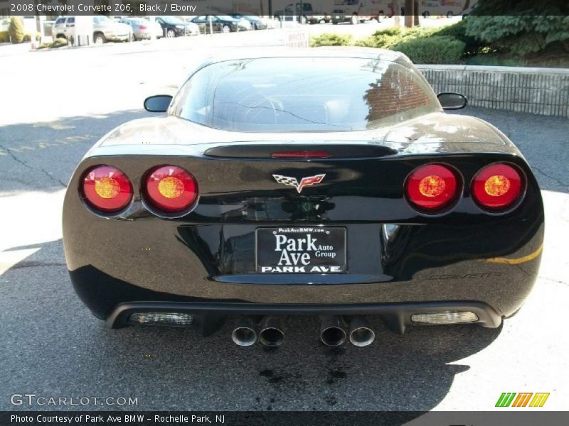 Black / Ebony 2008 Chevrolet Corvette Z06