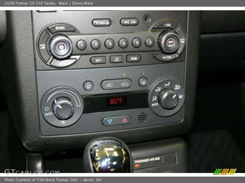 Black / Ebony Black 2008 Pontiac G6 GXP Sedan
