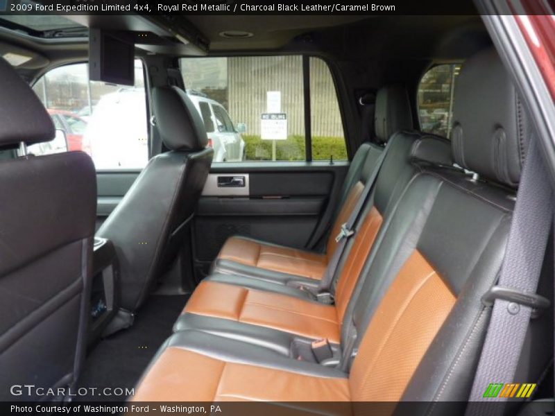  2009 Expedition Limited 4x4 Charcoal Black Leather/Caramel Brown Interior
