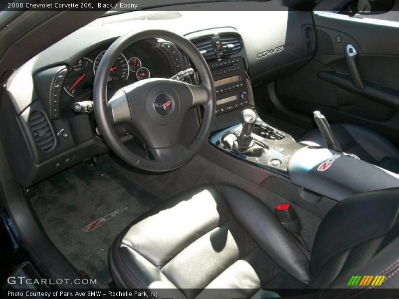  2008 Corvette Z06 Ebony Interior