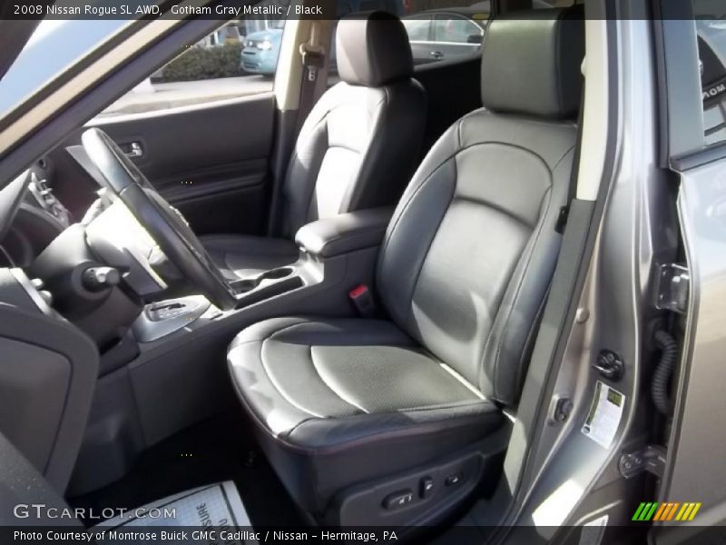 Gotham Gray Metallic / Black 2008 Nissan Rogue SL AWD