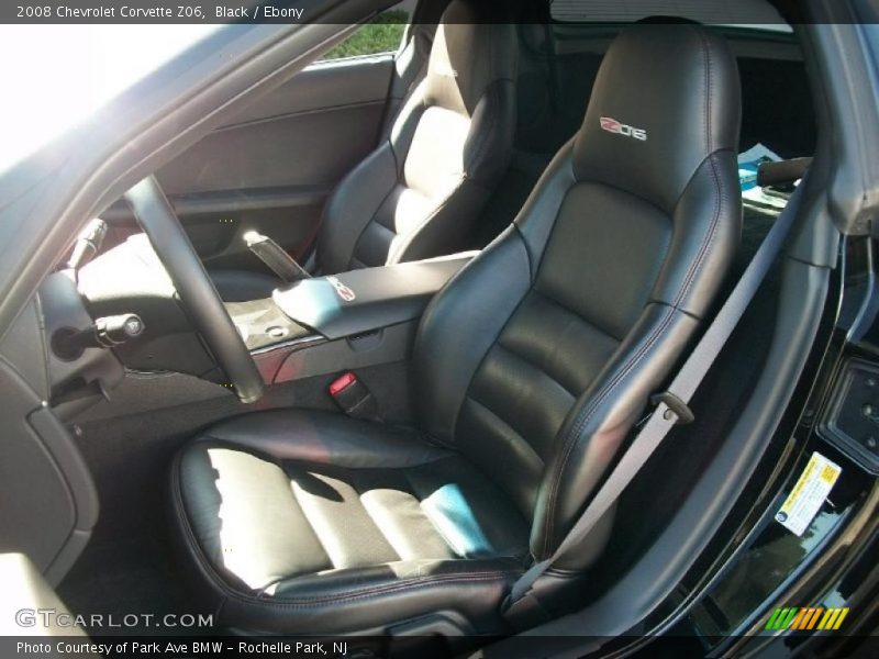  2008 Corvette Z06 Ebony Interior