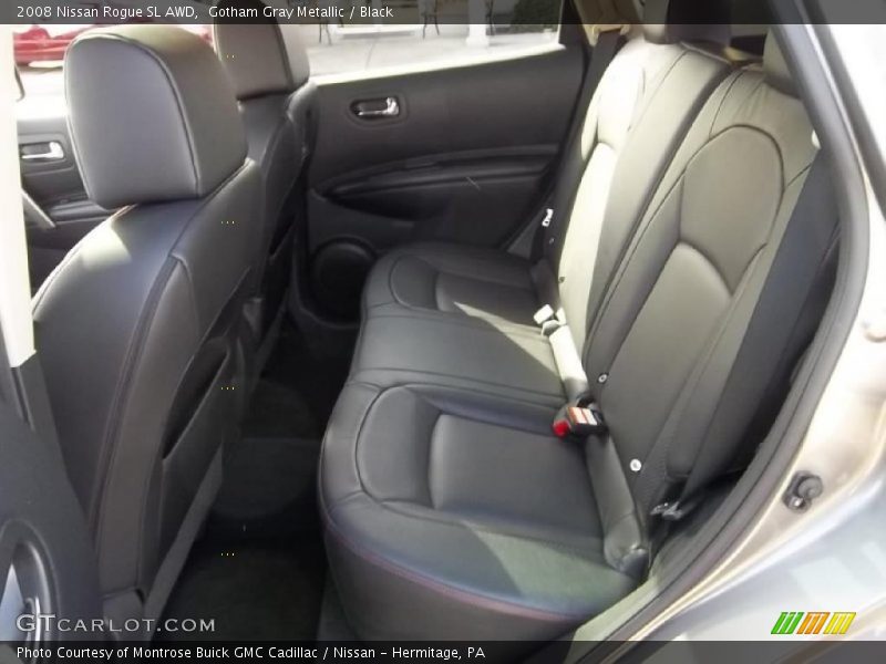 Gotham Gray Metallic / Black 2008 Nissan Rogue SL AWD