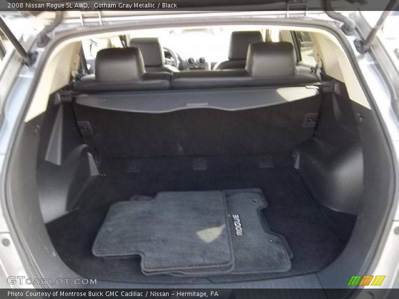 Gotham Gray Metallic / Black 2008 Nissan Rogue SL AWD