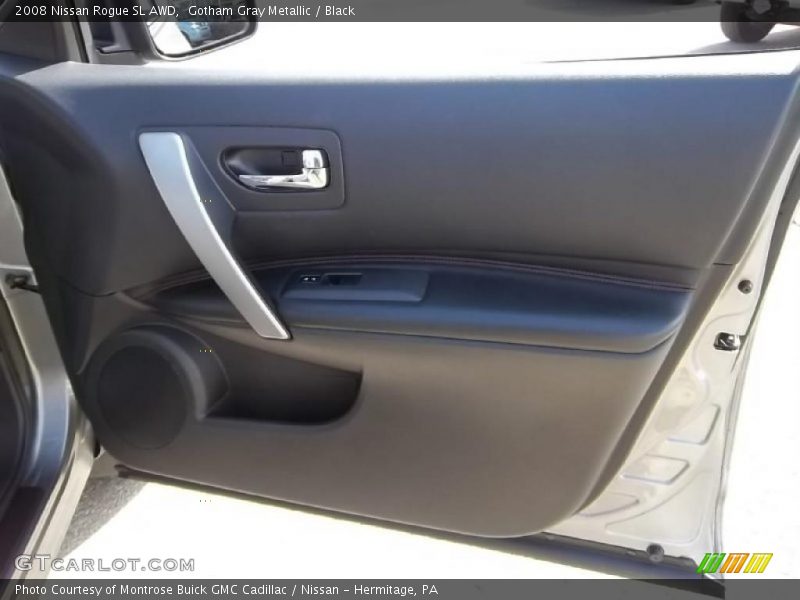 Gotham Gray Metallic / Black 2008 Nissan Rogue SL AWD