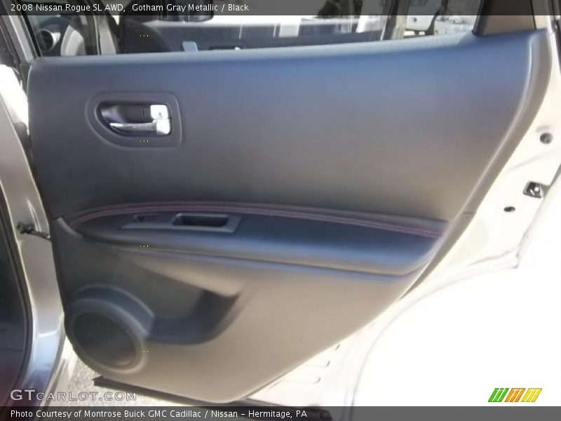 Gotham Gray Metallic / Black 2008 Nissan Rogue SL AWD
