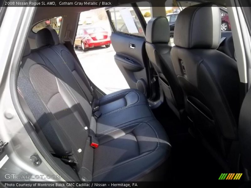 Gotham Gray Metallic / Black 2008 Nissan Rogue SL AWD