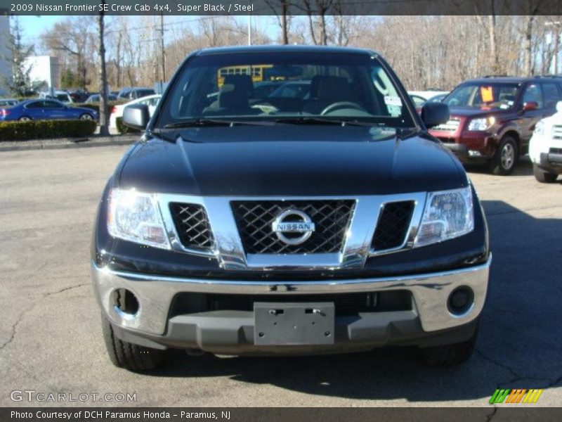 Super Black / Steel 2009 Nissan Frontier SE Crew Cab 4x4