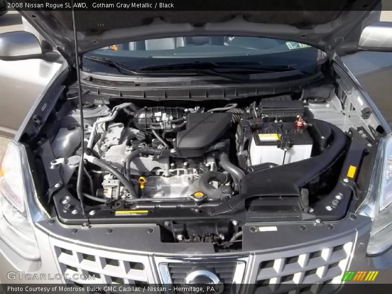 Gotham Gray Metallic / Black 2008 Nissan Rogue SL AWD
