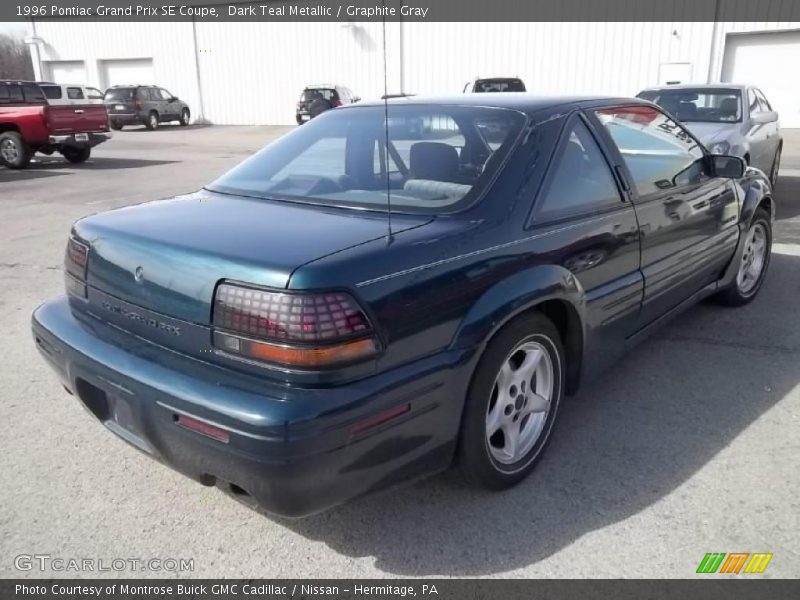 Dark Teal Metallic / Graphite Gray 1996 Pontiac Grand Prix SE Coupe