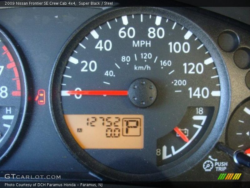 Super Black / Steel 2009 Nissan Frontier SE Crew Cab 4x4