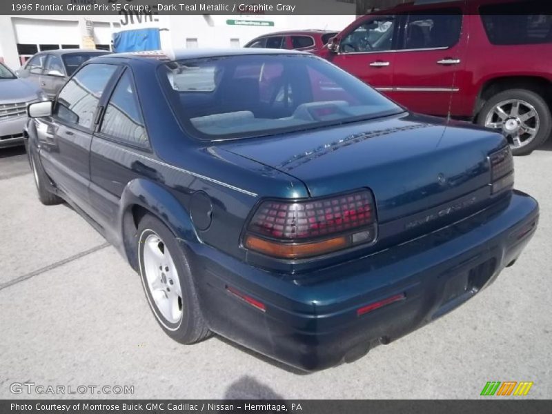 Dark Teal Metallic / Graphite Gray 1996 Pontiac Grand Prix SE Coupe