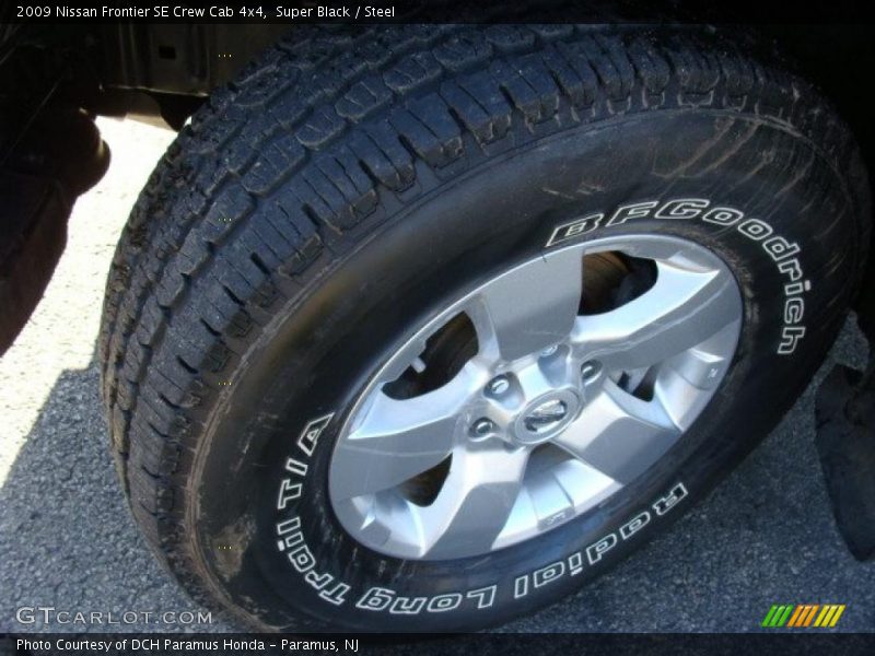 Super Black / Steel 2009 Nissan Frontier SE Crew Cab 4x4