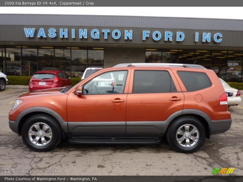 Copperhead / Gray 2009 Kia Borrego EX V6 4x4