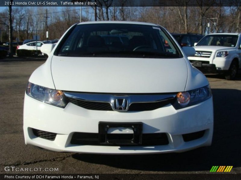 Taffeta White / Black 2011 Honda Civic LX-S Sedan