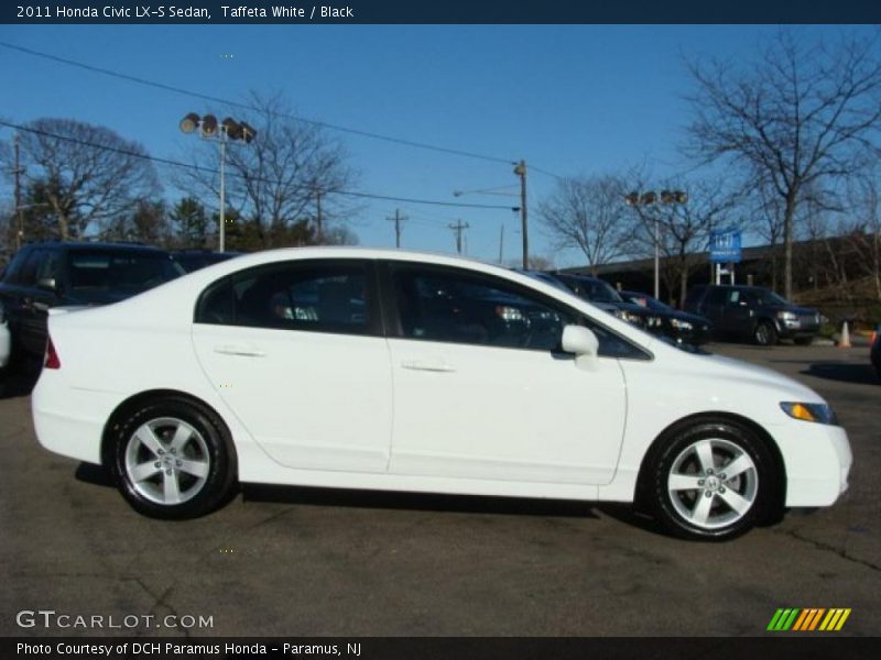Taffeta White / Black 2011 Honda Civic LX-S Sedan