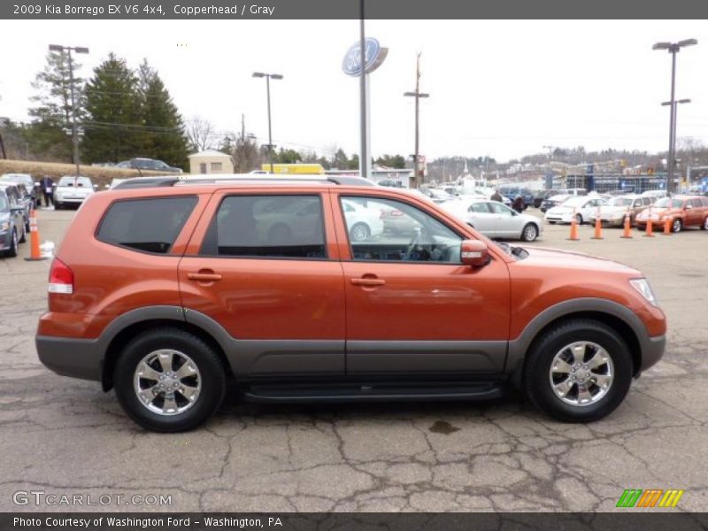 Copperhead / Gray 2009 Kia Borrego EX V6 4x4