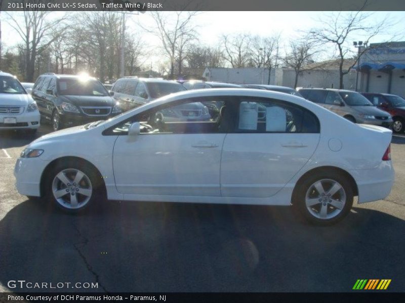 Taffeta White / Black 2011 Honda Civic LX-S Sedan
