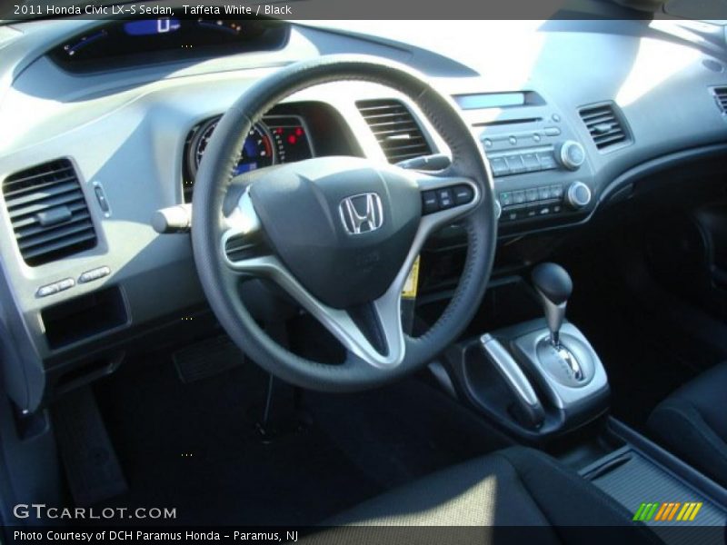 Taffeta White / Black 2011 Honda Civic LX-S Sedan