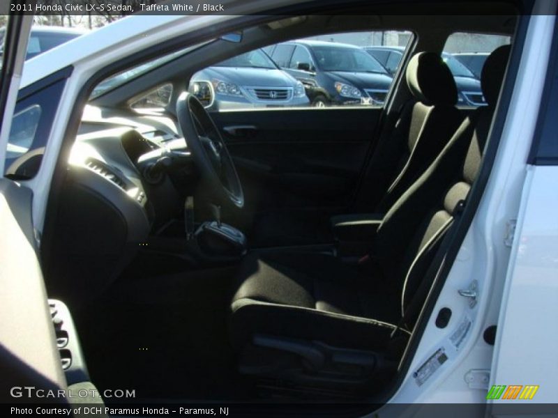 Taffeta White / Black 2011 Honda Civic LX-S Sedan