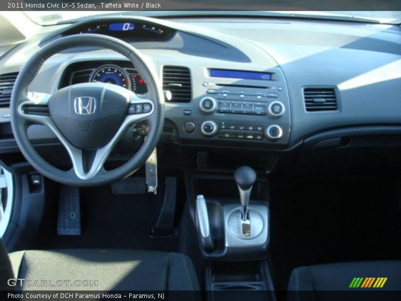 Taffeta White / Black 2011 Honda Civic LX-S Sedan