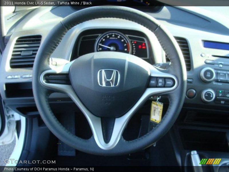 Taffeta White / Black 2011 Honda Civic LX-S Sedan