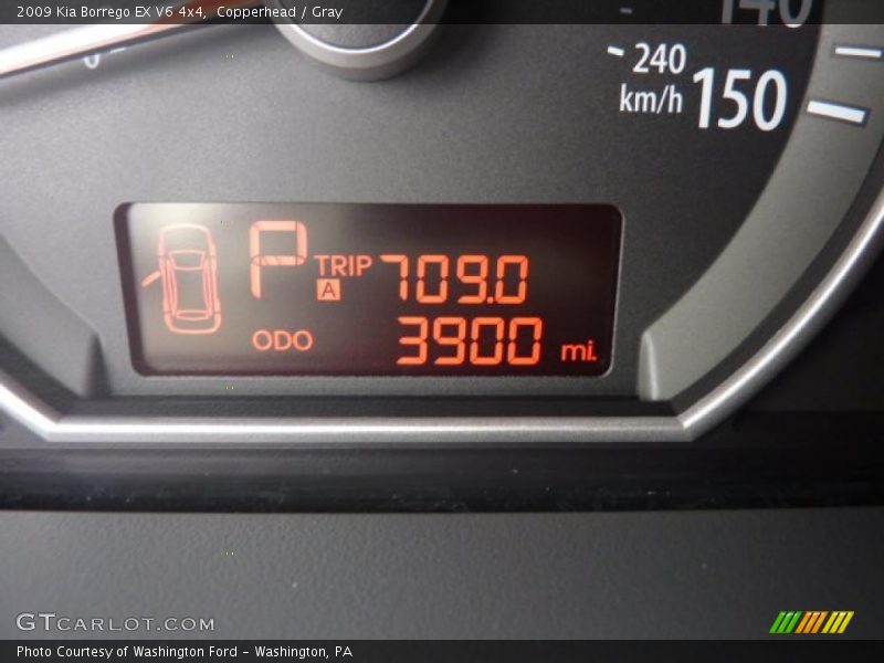 Copperhead / Gray 2009 Kia Borrego EX V6 4x4