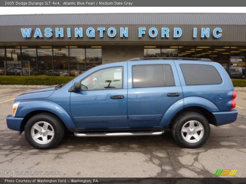 Atlantic Blue Pearl / Medium Slate Gray 2005 Dodge Durango SLT 4x4