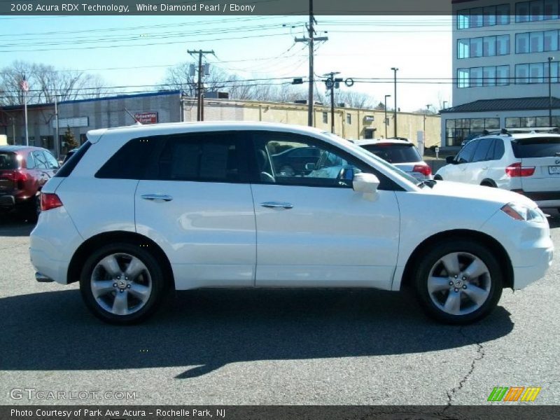 White Diamond Pearl / Ebony 2008 Acura RDX Technology