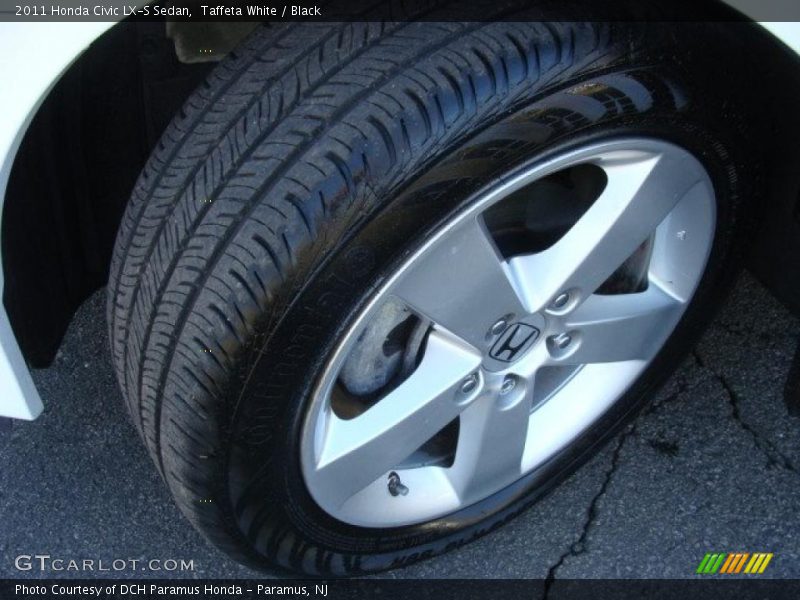 Taffeta White / Black 2011 Honda Civic LX-S Sedan