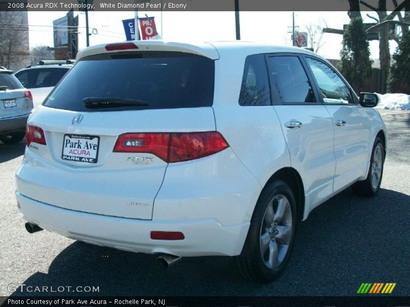 White Diamond Pearl / Ebony 2008 Acura RDX Technology