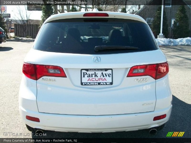 White Diamond Pearl / Ebony 2008 Acura RDX Technology