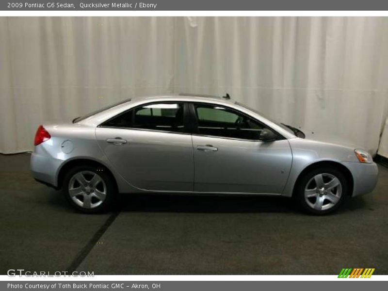 Quicksilver Metallic / Ebony 2009 Pontiac G6 Sedan