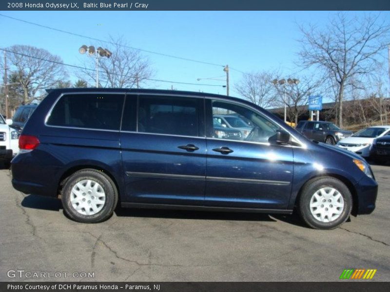 Baltic Blue Pearl / Gray 2008 Honda Odyssey LX