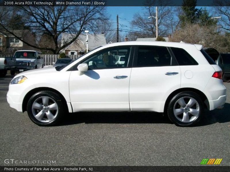 White Diamond Pearl / Ebony 2008 Acura RDX Technology