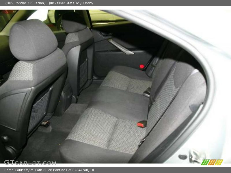 Quicksilver Metallic / Ebony 2009 Pontiac G6 Sedan