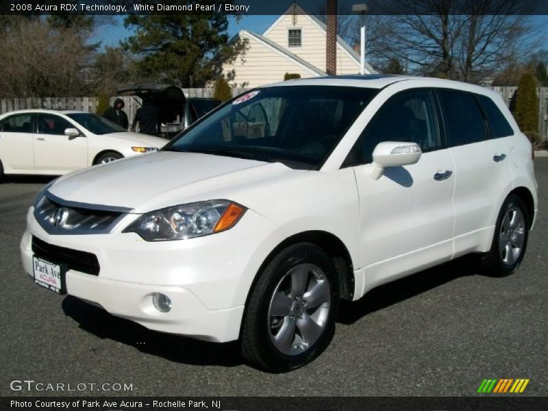White Diamond Pearl / Ebony 2008 Acura RDX Technology