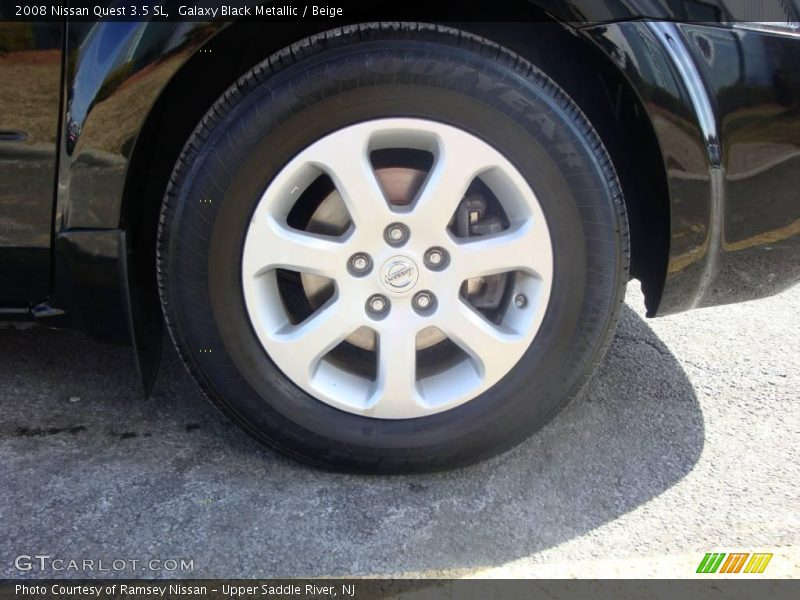 Galaxy Black Metallic / Beige 2008 Nissan Quest 3.5 SL